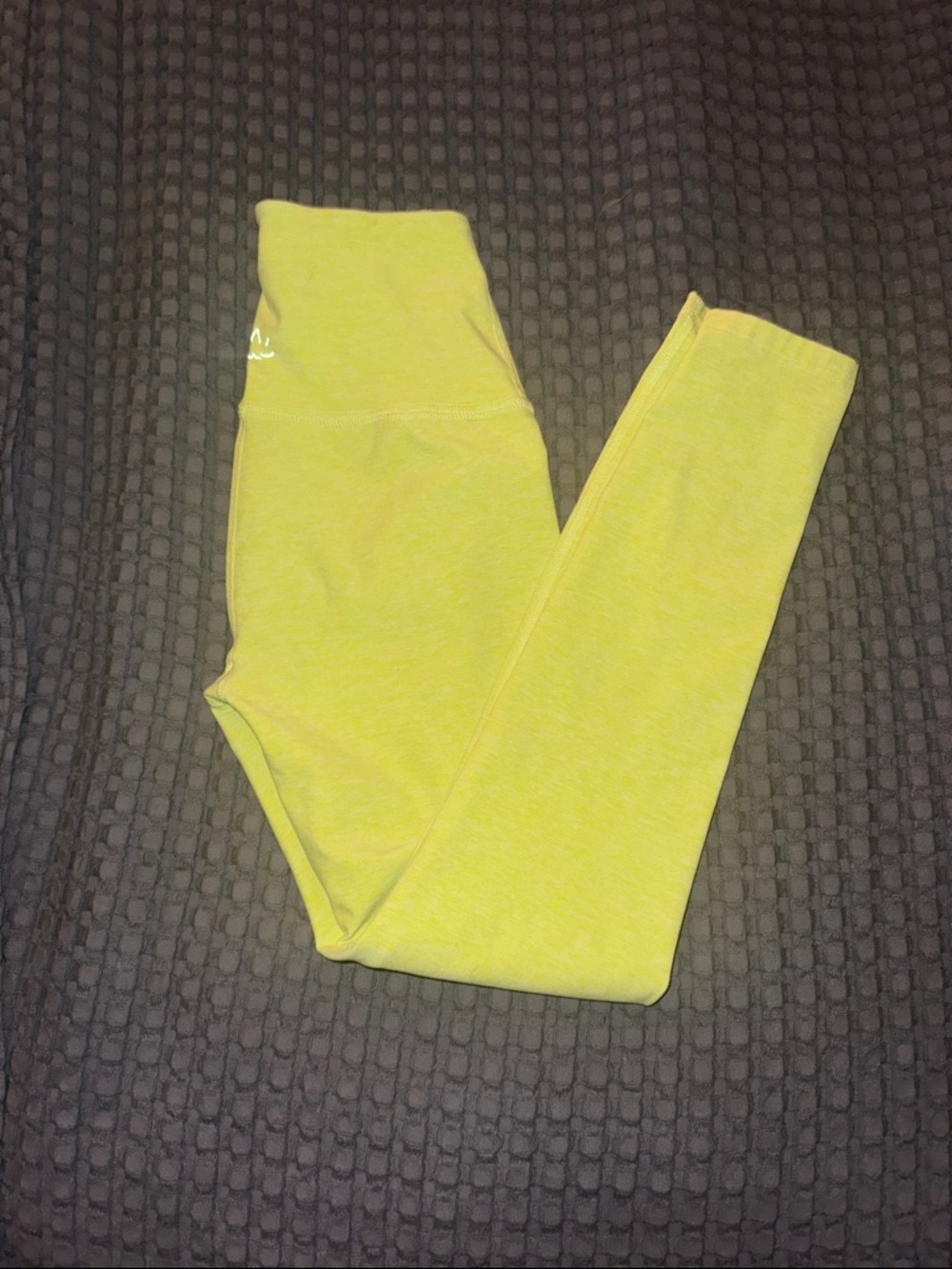 Beyond Yoga High-Waist Leggings in Neon Yellow